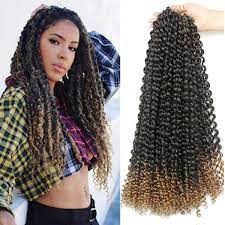 Once the faux hair is securely in place. Amazon Com 7 Packs Passion Twist Hair 18 Inch Water Wave Synthetic Braids For Passion Twist Crochet Braiding Hair Goddess Locs Long Bohemian Locs Hair 22strands Pack T27 Beauty