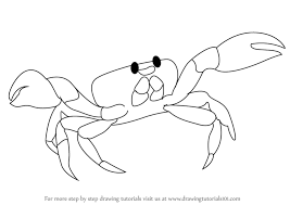 Here's a brief video showing you how to draw another version of the crab. Learn How To Draw A Crab Sea Water Animals Step By Step Drawing Tutorials