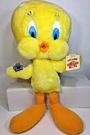 Looney Tunes Tweety Bird Plush Applause Large 18 Vintage Yellow Stuffed Animal Yellow Animals Vintage Toys Vintage Yellow