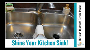 how to shine your kitchen sink spring