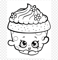 Cupcake with berries and fruits. 640 X 905 3 Cute Cupcake Coloring Pages Png Image With Transparent Background Toppng