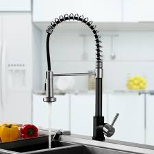 Rotation A 360 Robinet De Cuisine Avec Douchette Noir Robinet Cuisine Douchette Inoxydable