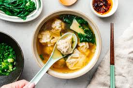 This chicken wonton soup is full of a. The Best Wonton Soup I Am A Food Blog