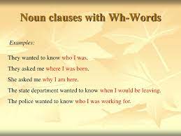 They are noun clauses, adjective clauses, and adverbial clauses. Ppt Noun Clauses Powerpoint Presentation Free Download Id 4837151