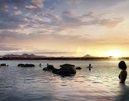 Sky Lagoon With Ocean View Iceland Monitor