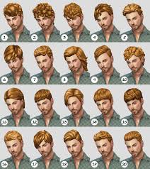 Natural Hair Recolor Dump Ft Terry Mitchel And Minimum Hair Dye By Maladi777 More Random Male Hairs By Dreambot Wistfulpol Sims 4 Sims Sims 4 Hair Male