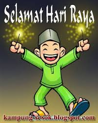 Hari raya aidilfitri (juga hari raya puasa) merupakan perayaan yang dirayakan oleh umat islam untuk menandakan berakhirnya bulan ramadan. Gambar Kartun Sambutan Hari Raya Aidilfitri