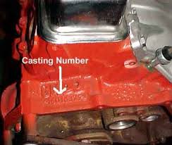 The oil pump is located on the bottom front of the block and is driven by the distributor through an intermediate shaft. A Quick Reference Catalog Of Chevrolet V 8 Engine Block Casting Numbers Including The W Engine Blocks Bookmark This Quick Re Engine Block Chevy Chevy Motors