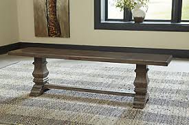 Huimo upholstered entryway bench, bedroom bench for end of bed, dining bench with padded seat for kitchen, living room, fabric solid wood. Dining Benches Ashley Furniture Homestore