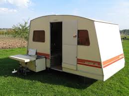 The Remarkable Rapido Folding Caravan Amazing Space When Erected But Easily Stored And Towed Also Had Its Own Awnin Caravan Camper Renovation Folding Campers