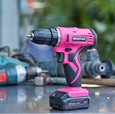 Black And Decker Electric Screwdriver Battery Nordstrand Pink Cordless Drill Set Electric Screwdriver Power Driver Kit For Women 12v Rechargeable Li Ion Battery Starter Drill Set Drill Cordless Drill