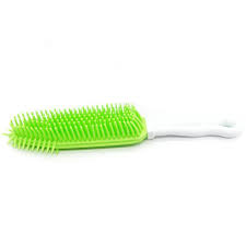 Pet Dog Cat Bristle Bath Brush Comb Deplitation Silicone Sticky Hair Tool Nice Of You To Drop By To See The Picture Th Cat Grooming Hair Tools Bath Brushes