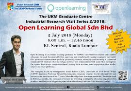Drtamil@gmail.com thumbnailthumbnail with ukm mooc logologo. Pusat Siswazah Ukm Happy Eid Mubarak The Ukm Graduate Centre Is Pleased To Invite You To Join Our Industrial Research Visit Series 2 2018 Open Learning Global Sdn Bhd In July