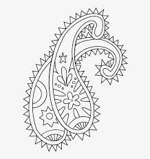 Coloring book for adults | paisley coloring: Simple Paisley Coloring Pages Png Image Transparent Png Free Download On Seekpng