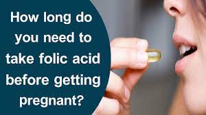 According to the centers for disease control and prevention, one month of 400 mcg of folic acid per day is a safe rate to overcome a vitamin deficiency. How Long Do You Need To Take Folic Acid Before Getting Pregnant Youtube