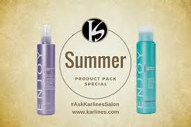 Use hair spray to tame flyaway hair. Karline S Salon Product Of The Month Savings On Enjoy Hair Care