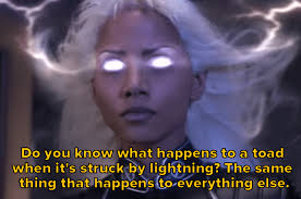 In X-Men (2000), Storm makes the bold decision to say one of the worst  lines in movie history. : r/shittymoviedetails