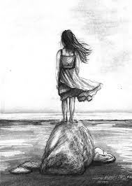 Ocean Drawing Growing In To Hope By J Ferwerda Nature Art Drawings Pencil Drawings Of Nature Nature Sketches Pencil