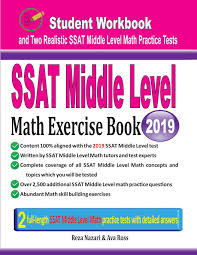 Ssat Middle Level Math Exercise Book Student Workbook And
