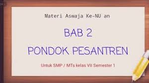 Check spelling or type a new query. Materi Aswaja Kelas 7 Bab 2 Pondok Pesantren Youtube