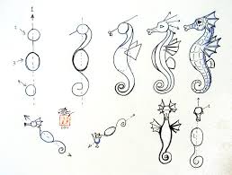 How to draw a basic horse? Draw A Sea Horse By Diana Huang On Deviantart Seahorse Drawing Art Drawings