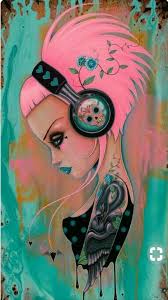 Original gothic painting pop art big eyes vampire by. Pin By Hendie Purwiliarto On Phone Backgrounds Hipster 15 Pop Art Pop Art Painting Art Drawings