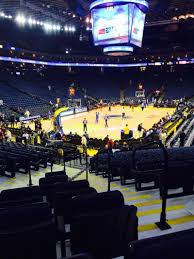 Oracle Arena Section 120 Row 16 Seat 2 Golden State