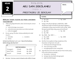 84 + 288 + 50 = 422 lembar 6. Download Soal Kelas 2 Tema 4 Subtema 4 Rief Awa Blog