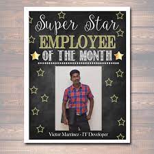 Check spelling or type a new query. Editable Employee Of The Month Printable Office Printable Etsy In 2021 Employee Recognition Employee Recognition Board Employee Appreciation Board