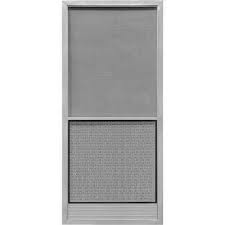 3 x 8 screen door. Precision Screen Capri 32 In W X 80 In H X 7 8 In Thick Gray Steel Screen Door Jerry S Do It Best Hardware