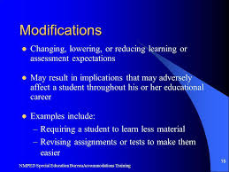 Accommodations and modifications in special education examples of modifications: How To Choose And Use Accommodations For Students With Disabilities Professional Development For Iep Teams Dan Farley Ped Special Education Bureau Transition Ppt Video Online Download