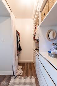 Plus there is the option of putting door on the pax units which will maybe be a solution to the absence of a door on the walk in robe area. Diy Ikea Closet Makeover Before After The Diy Mommy