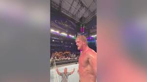 Logan Paul records himself performing 'insane' wrestling move at WWE Crown  Jewel