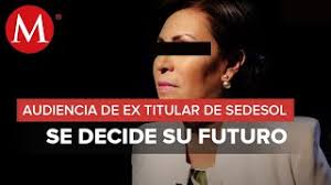 Rosario Robles comparece en reclusorio Sur; juez definirá