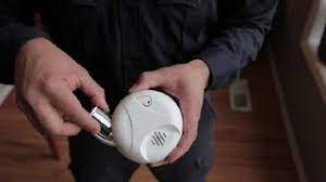 Detectors that use lithium batteries will last for ten years. How To Replace A Smoke Detector S Batteries That Keep Beeping Home Safety Tips Youtube