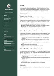 At the same time, you want to pack these two sentences full of the experiences, knowledge. Guide Software Developer Resume 19 Examples Word Pdf 2020