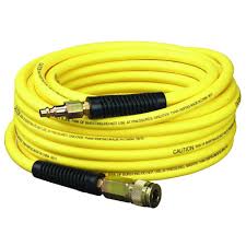 Dewalt 50 Ft X 1 4 In Air Hose Dwfp1450d The Home Depot Air Hose Pancake Air Compressor Hose