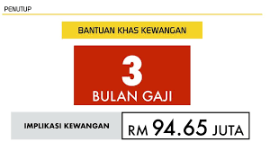 Zambry bin abd kadir menyerahkan bubur lambuk kepada yb setiausaha kerajaan negeri, dato' seri abdul puhat. Sukan Star Tv Sstv My Untungnya Kakitangan Kerajaan Di Selangor Dapat Bonus 3 Bulan Bajet 2018 Negeri Selangor 2015 1 5 Bulan Bonus 2016 1 5 Bulan Bonus 2017 2 Bulan Bonus 2018 Tiga Bulan Bonus Facebook