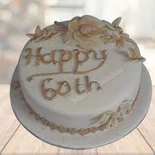 Cakes for a 60th birthday. 60th Birthday Cake For Mom And Dad Faridabadcake