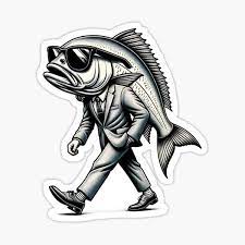 Fishy Business Fish Stickers for Sale | Redbubble