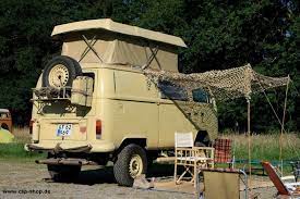 Vw Westfalia Camper Van With Awning And Pop Up Vw Westfalia Vw Bus T2 Volkswagen Bus