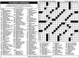 Newsday crossword puzzle answers 10/28/17. Newsday Crossword Sunday For Apr 11 2021 By Stanley Newman Creators Syndicate