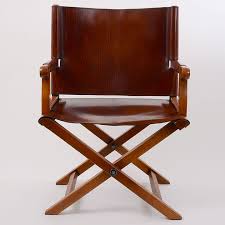 French Napoleonic Cherrywood And Leather Campaign Chair Solvang Antiques Campaign Furniture Antique Furniture Victorian Stencil Furniture