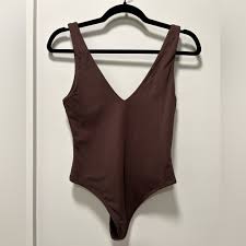 Aritzia Babaton Brown Body Suit
