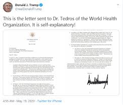 Before you pack your suitcase and jet off, you'll need to get a passport. Us President Donald Trump Comes Out Punching Against Who Covid 19 Response Threatens Permanent Defunding In 30 Days Health Policy Watch