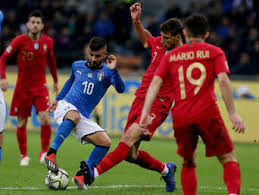 Autogrammkarte ak *mannschaftsbild* portugal nationalmannschaft din a5 wm 2018. Italienische Nationalmannschaft Themenseite