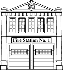 Preschool printables, charts, labels, posters and more! Fire Station 68476 Buildings And Architecture Printable Coloring Pages