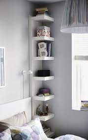 One Shelf 5 Ways The Endlessly Versatile Lack Wall Shelf Unit Wall Shelf Unit Small Bedroom Designs Bedroom Design