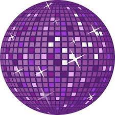 Purple Retro Disco Ball Vector Art Vector Free Logo Eps Download Disco Ball Purple Mirror Disco