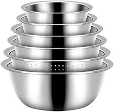 Maybe you would like to learn more about one of these? Sale Online Discount Damohony Stainless Steel Mixing Bowls Set With Colander Mixing Bowls For Prepping Cooking 6pcs Quality First Consumers First Www Misrtalateen Com